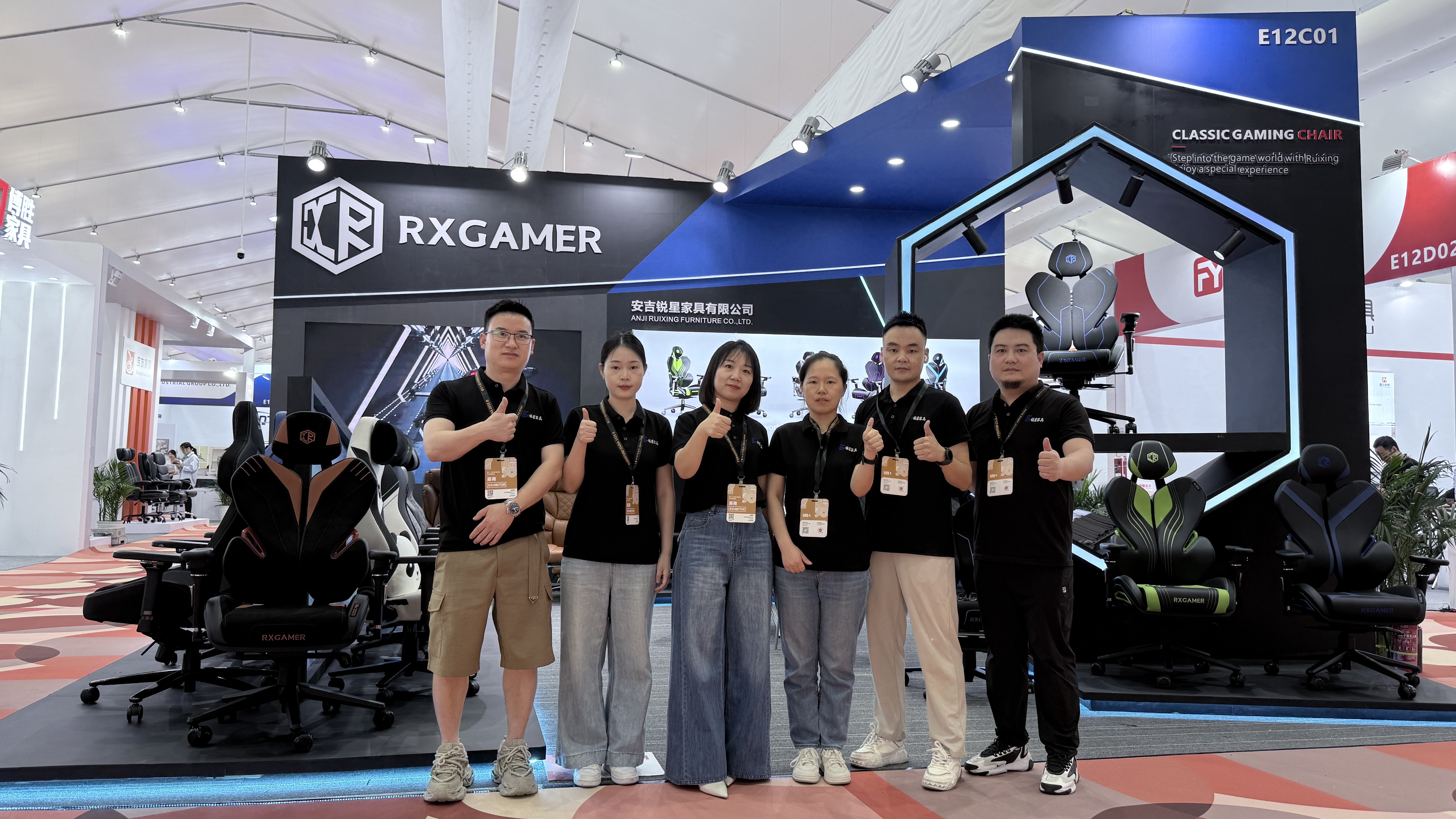 Anji RuiXing Furniture esiteltiin menestyksekkäästi Kiinan 30. kansainvälisillä huonekalumessuilla